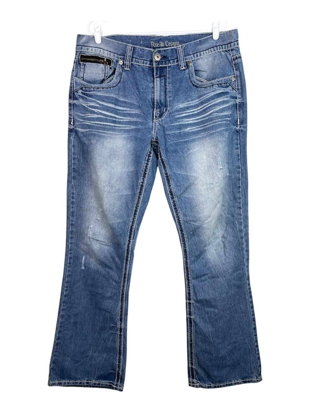 Axe and Crown Boot Fit Distressed Marcus Jeans Men’s Size 36x34